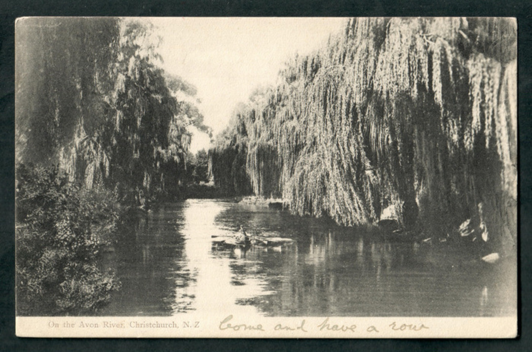 Postcard. On the Avon Christchurch. - 48321 - Postcard image 0