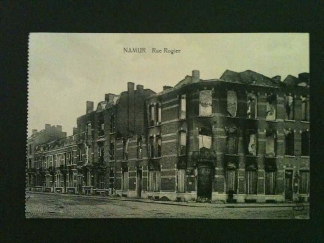 BELGIUM 1914-1918 Postcard of Rue Rogier Namur. - 40014 - Postcard image 0