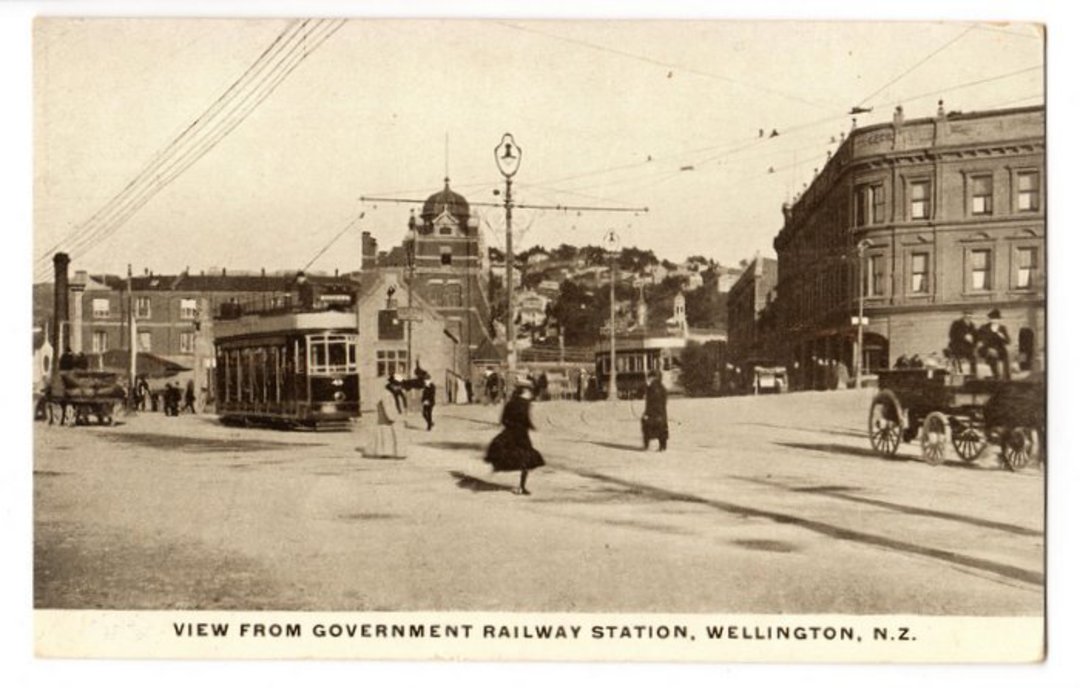 WELLINGTON from The Terrace. Real Photograph - 47710 - Postcard image 0