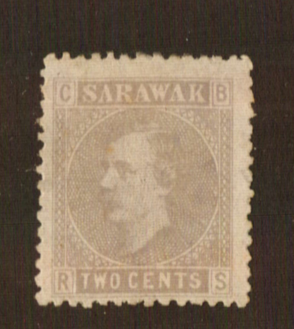SARAWAK 1875 Definitive 2c Mauve on lilac. Some own gum. - 70936 - MNG image 0
