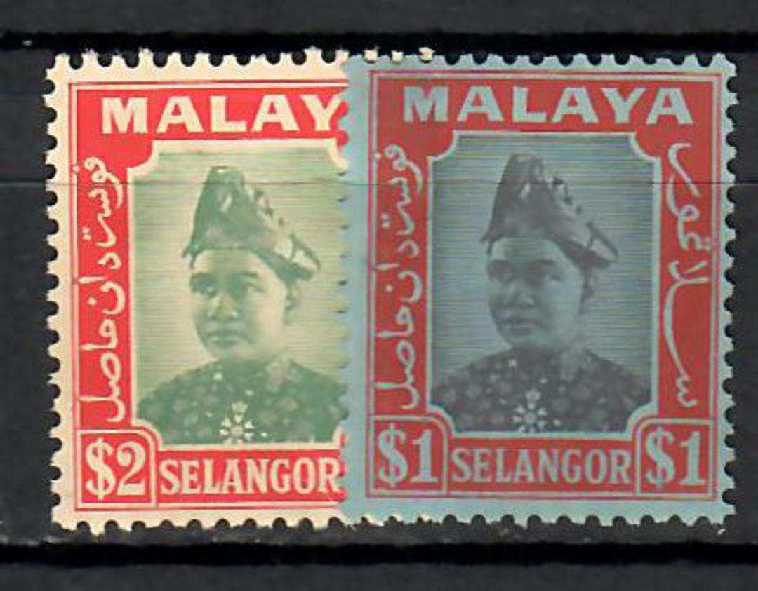 SELANGOR 1941 Definitives. Set of 2. - 70939 - Mint image 0