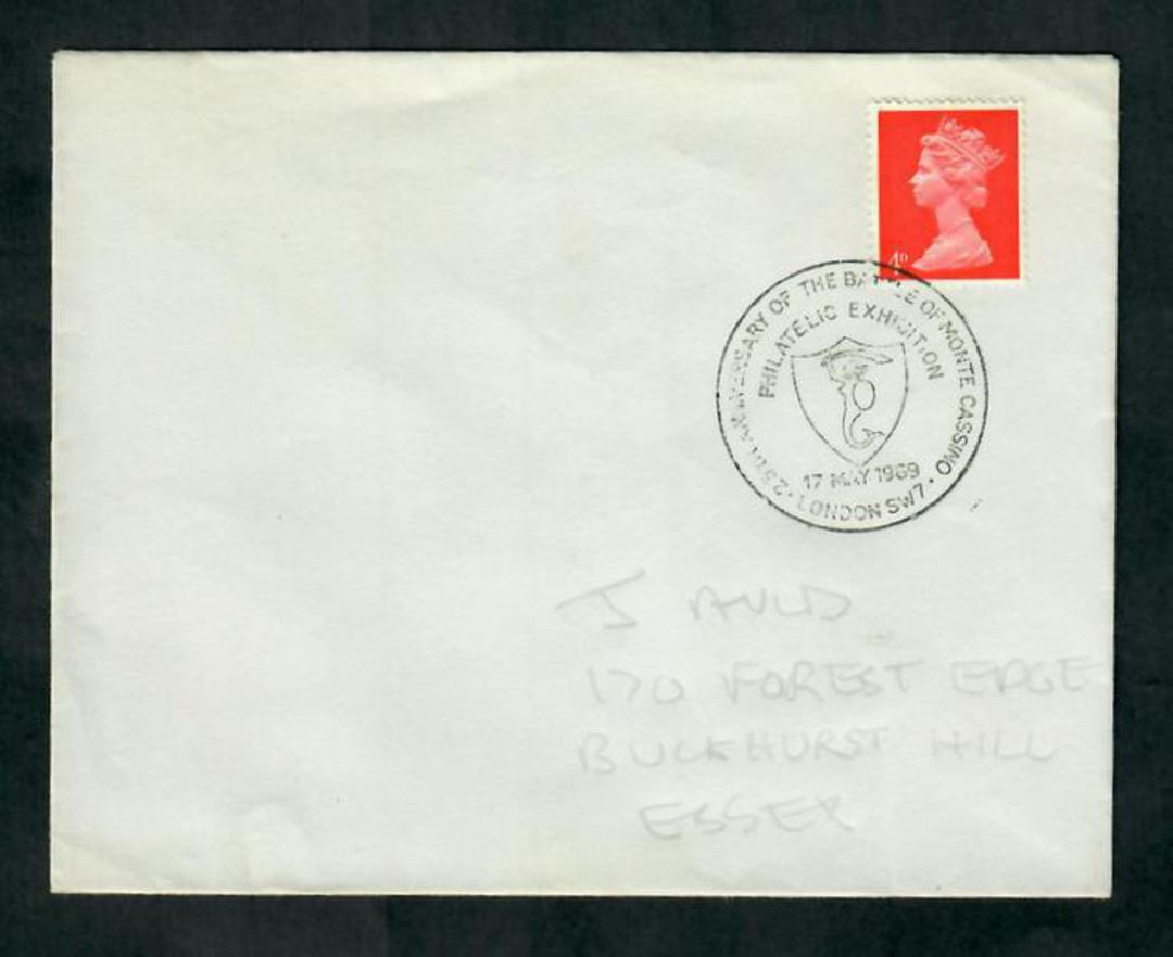 GREAT BRITAIN 1969 25TH Anniversary of the Battle of Monte Christo. Special Postmark. - 31763 - Postmark image 0