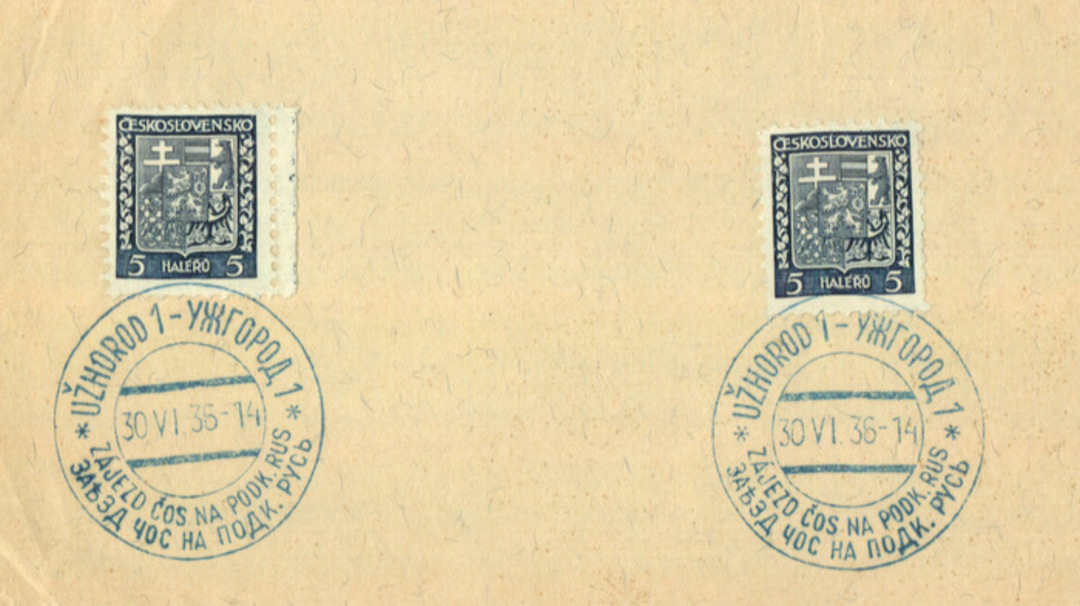 CZECHOSLOVAKIA 1929 Definitive with Special Postmark dated 30/6/1936. - 35581 - PostalHist image 0