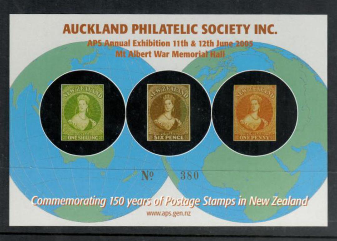 NEW ZEALAND 2005 Miniature sheet issued by the Auckland Philatelic Society for their annual convention. - 52400 - UHM image 0