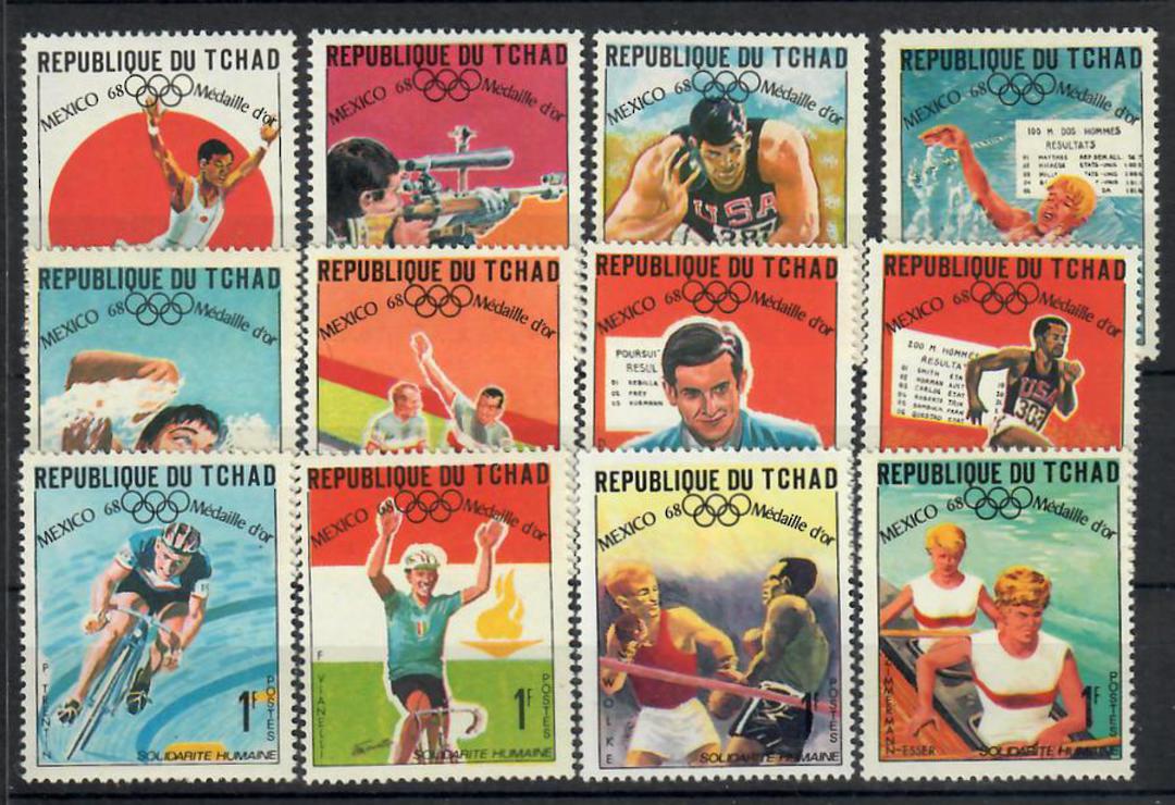 CHAD 1969 Olympics. Set of 24. - 22360 - LHM image 0