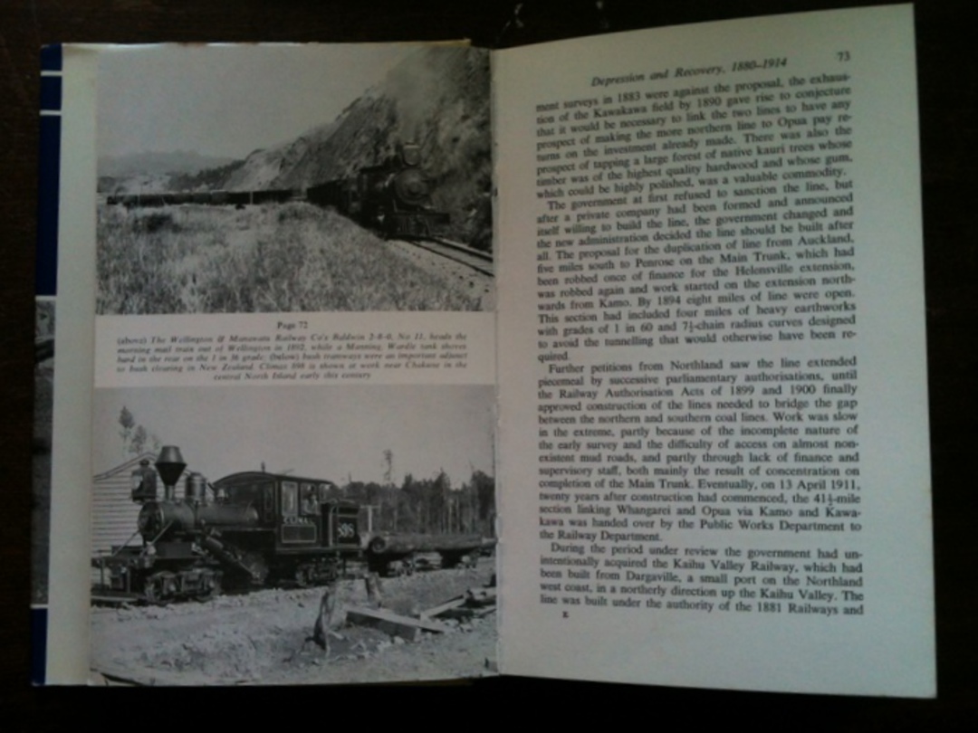 RAILWAYS OF NEW ZEALAND By David B Leitch.  This book traces the history of the development of railways in New Zealand, from the image 1