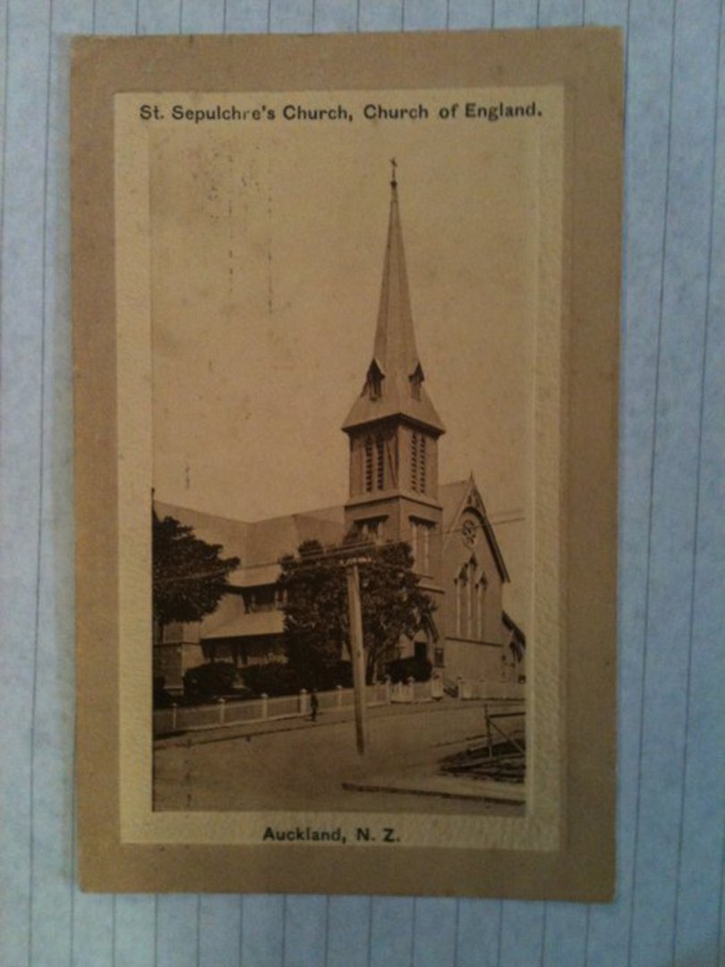 Postcard of St Sepulchre's Church Auckland. - 45415 - Postcard image 0