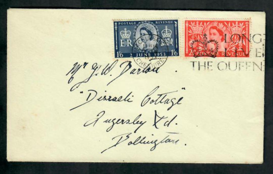 GREAT BRITAIN 1953 Coronation. Set of 4 on first day cover. (Two covers). - 30372 - FDC image 0