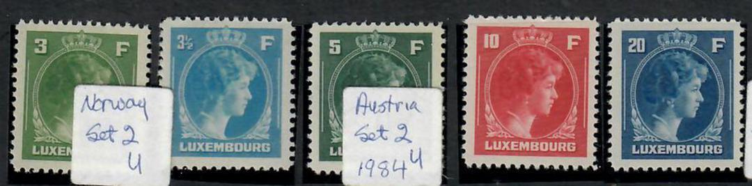 LUXEMBOURG 1944 Definitives. Set of 23. - 23744 - Mint image 1