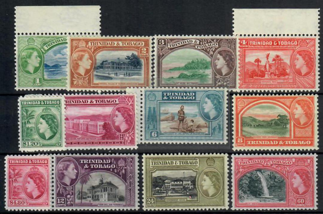 TRINIDAD & TOBAGO 1953 Elizabeth 2nd Definitives. Set of 12. - 23038 - UHM image 0