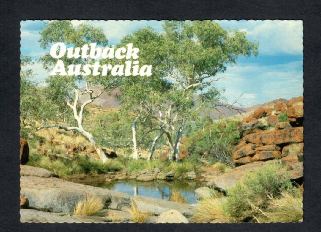 Modern Coloured Postcard of Outback Australia. A quality view. - 444701 - Postcard image 0