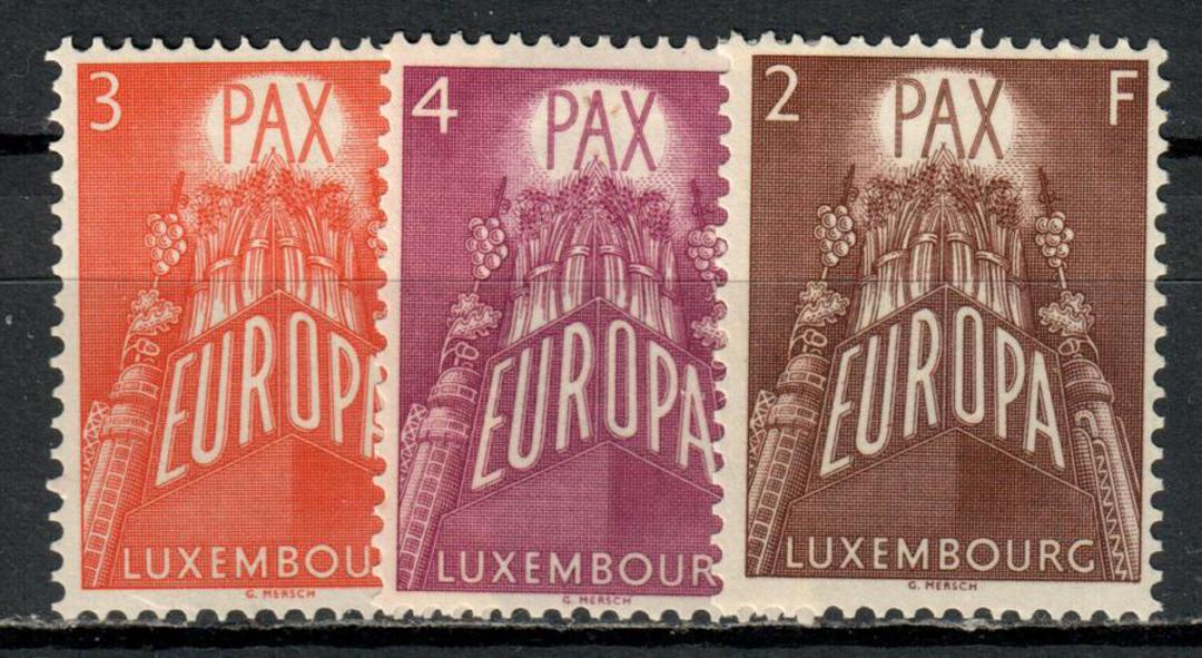LUXEMBOURG 1957 Europa.. Set of 3. - 82509 - LHM image 0