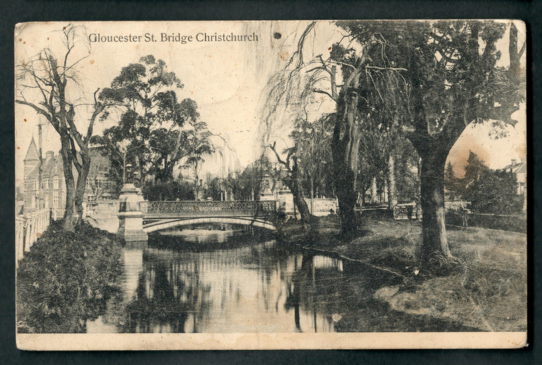 Postcard of Gloucester Bridge Christchurch. - 48339 - Postcard image 0