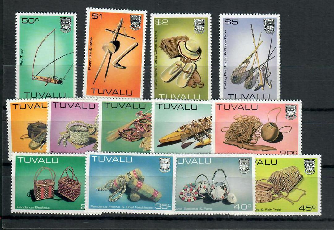 TUVALU 1983 Handicrafts. Original set of 13. - 21749 - UHM image 0