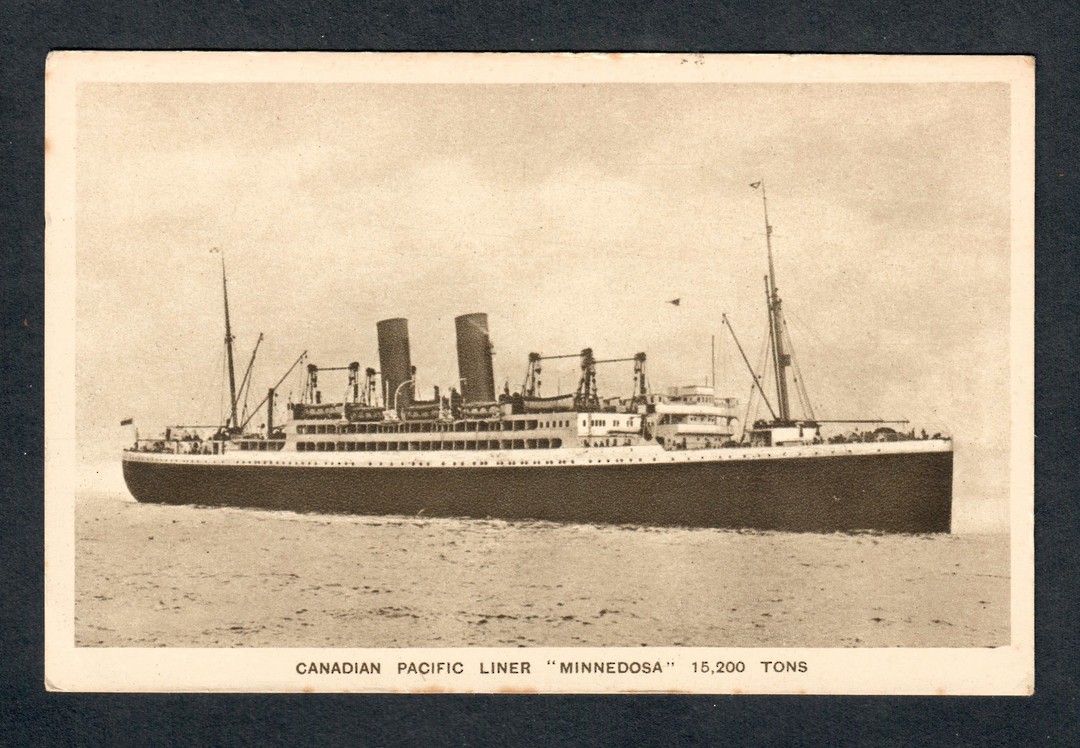 CANADA Postcard of Canadian Pacific Liner Minnedosa. - 40451 - Postcard image 0