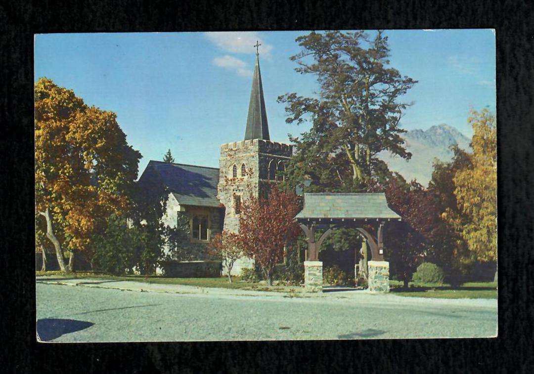 Modern Coloured Postcard by Gladys Goodall of Church of England Queenstown. - 444590 - Postcard image 0