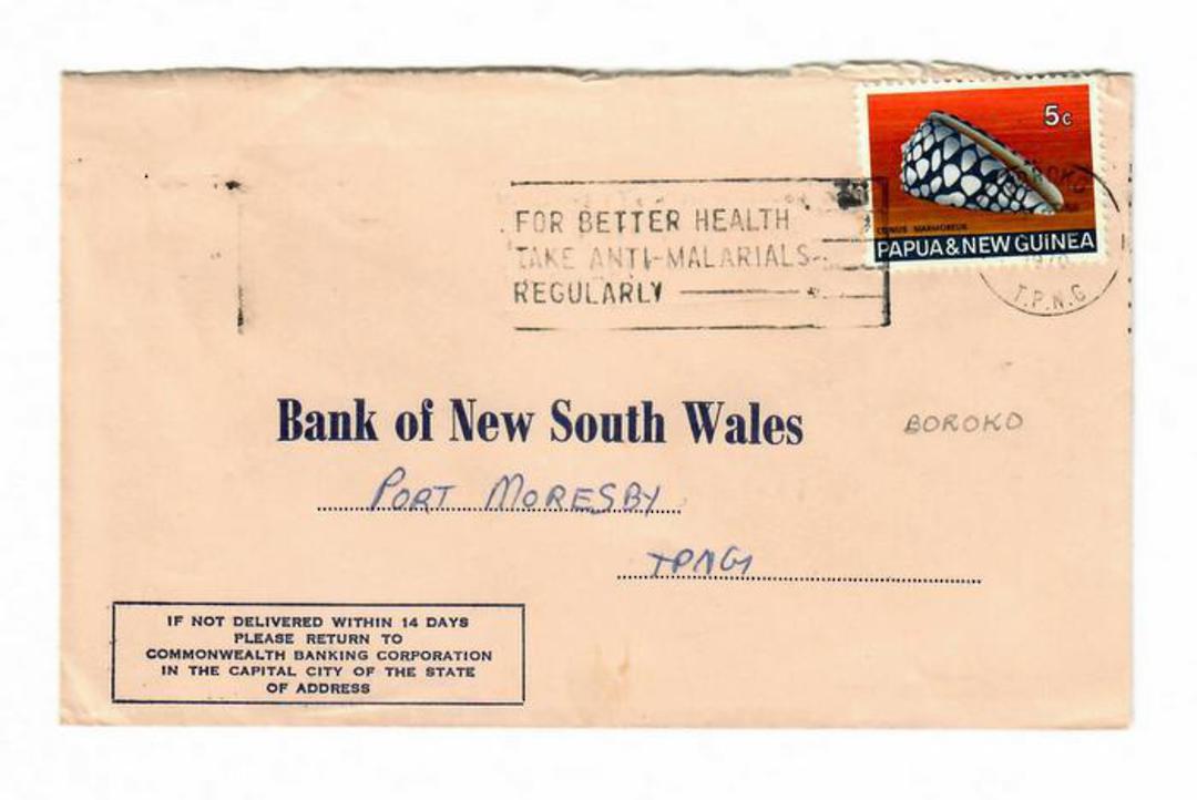 PAPUA NEW GUINEA 1970 Internal letter from Boroko to Port Moresby. - 30570 - Postmark image 0