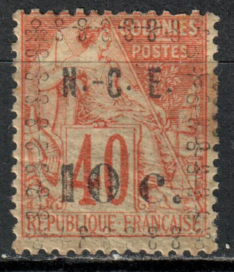 NEW CALEDONIA 1891 Definitive Surcharge 10c on 40c Red on yellow. - 1440 - Mint image 0