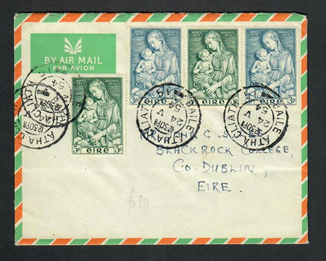 MALTA 1954 Cover to Ireland. - 31903 - PostalHist image 0