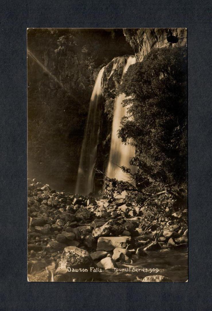 Real Photograph of Dawson Falls. - 47006 - Postcard image 0