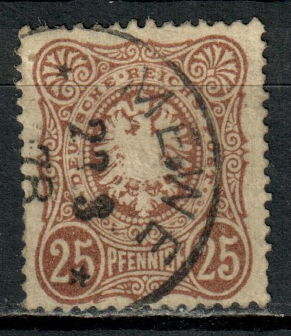 GERMANY 1875 Definitive 25pf Yellow-Brown. - 75439 - FU image 0