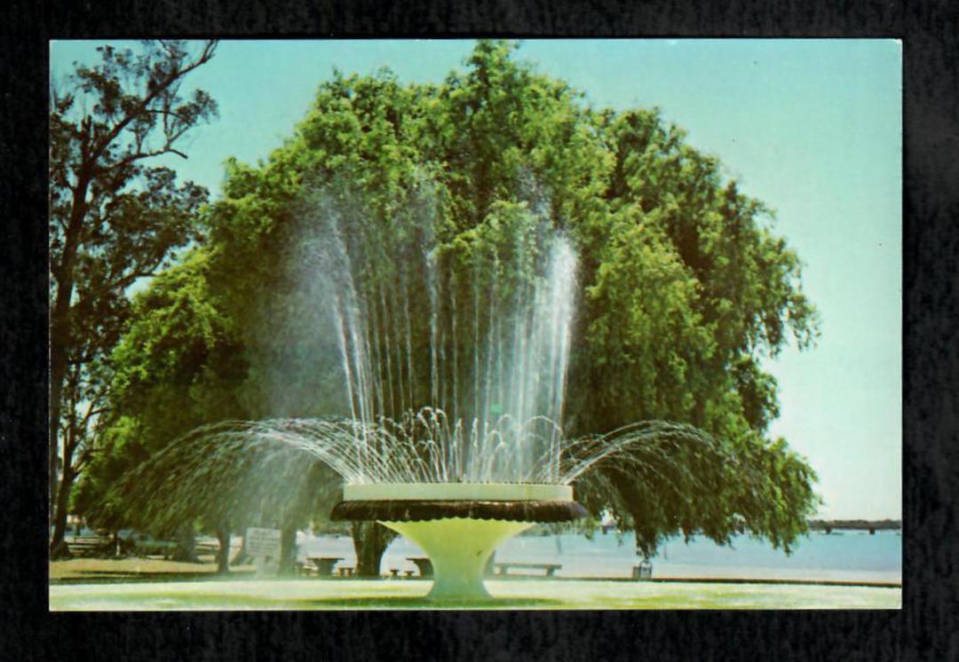 Modern Coloured Postcard of Fountain Memorial Park Tauranga. - 446330 - Postcard image 0