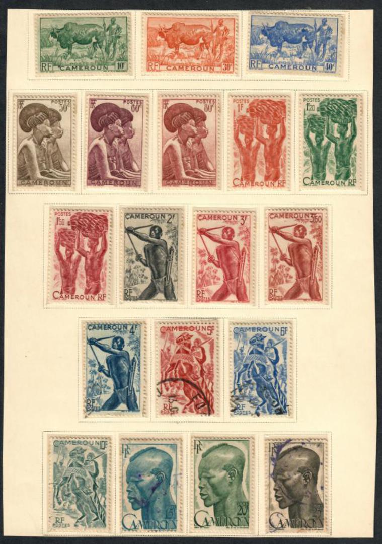 CAMEROUN 1946 Definitives. Set of 22. - 55166 - Mint image 0