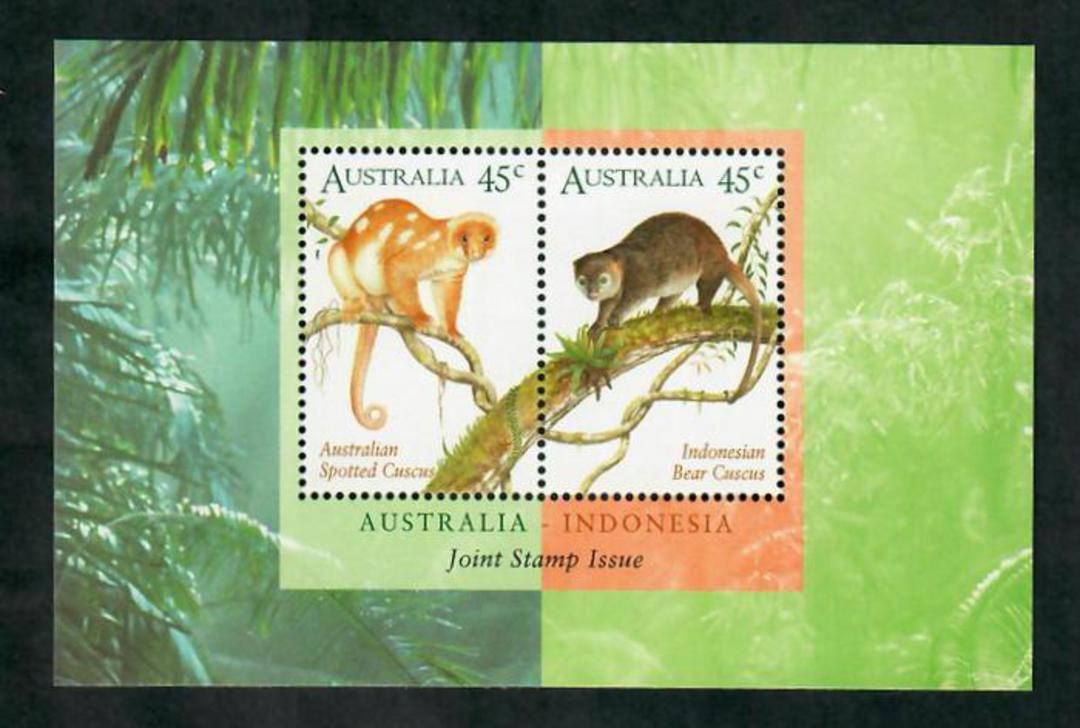 AUSTRALIA 1996 Joint Issue with Indonesia. Miniature sheet. - 50933 - UHM image 0