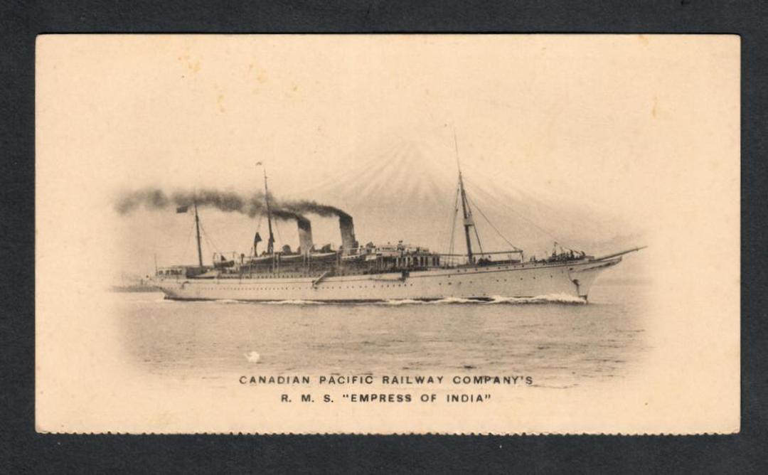 Postcard of Canadian Pacific Railway Company's Empress of India. - 40348 - Postcard image 0