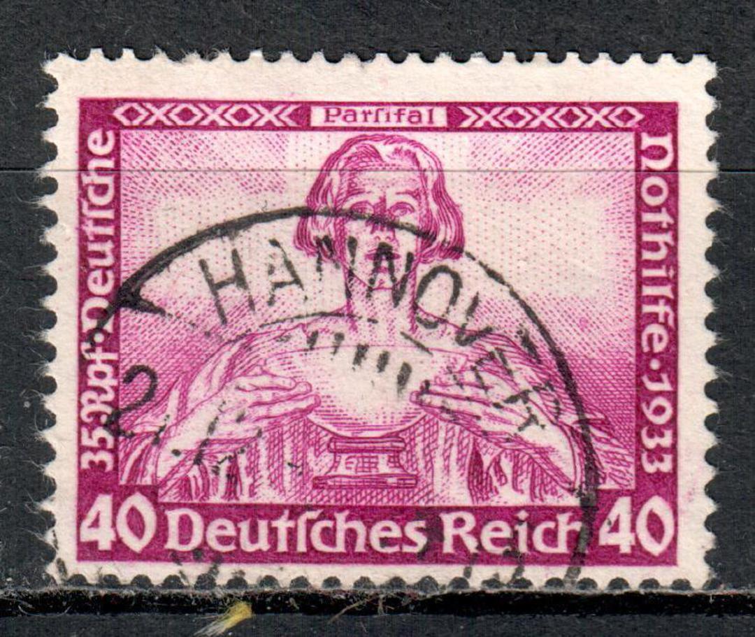 GERMANY 1933 Welfare Fund 40pf+15pf Magenta. - 72108 - FU image 0