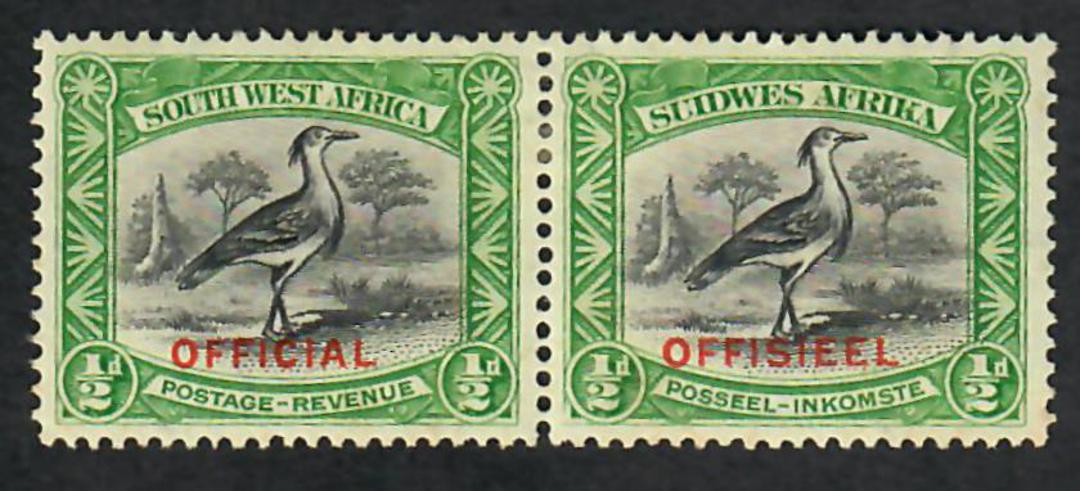 SOUTH WEST AFRICA 1931 Official. Set of 4 in joined pairs. - 23143 - Mint image 1