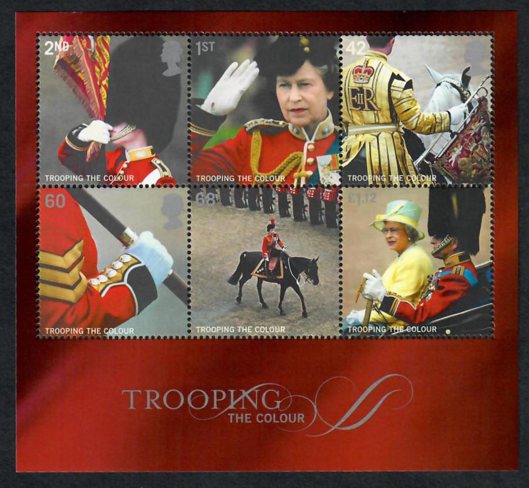 GREAT BRITAIN 2005 Trooping the Colour. Miniature sheet. - 51442 - UHM image 0