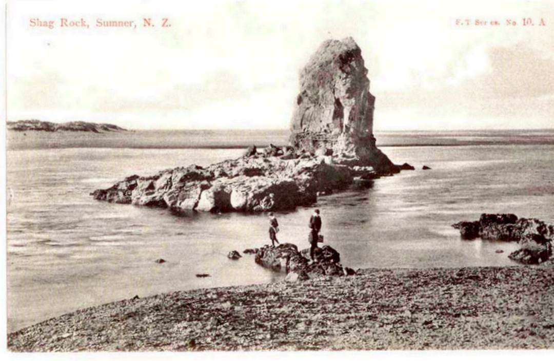 Postcard of Shag Rock Sumner. - 48415 - Postcard image 0