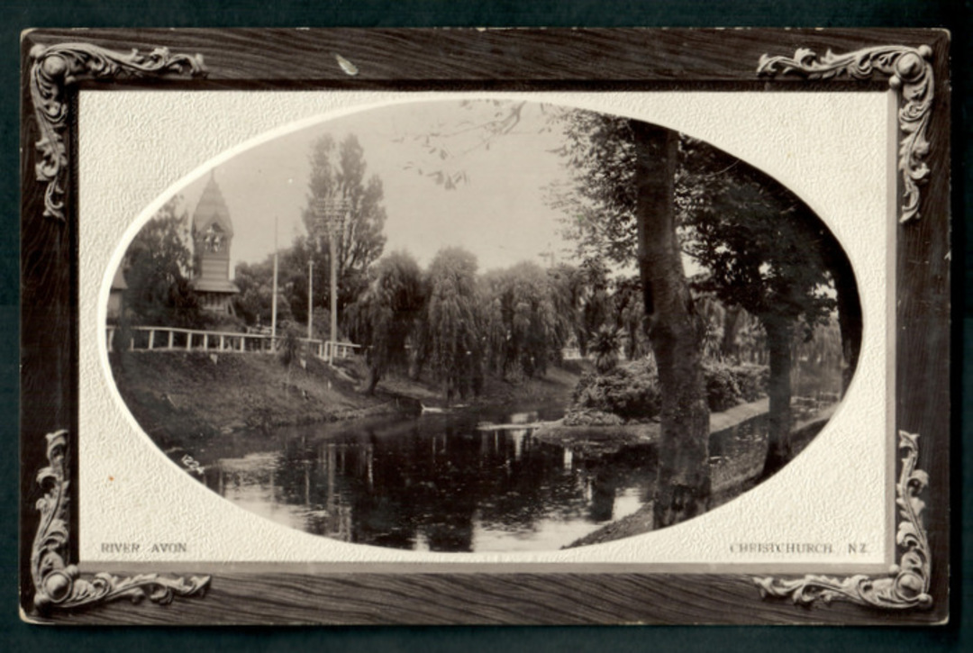 Real Photograph of Avon River. - 48481 - Postcard image 0