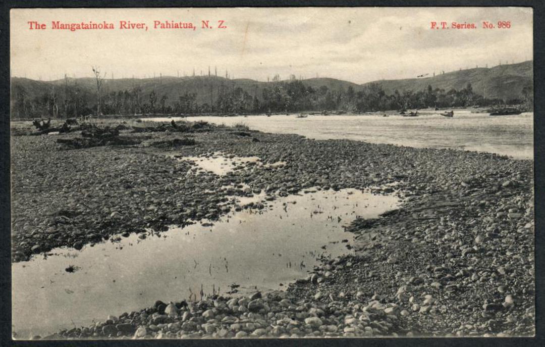 PAHIATUA Mangaatinoka River. Postcard. - 47874 - Postcard image 0