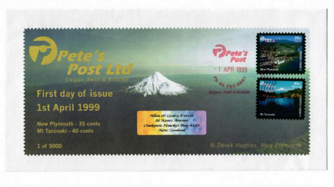 NEW ZEALAND 1986 Greenpeace WorldPark Antarctica. Miniature sheet on first day cover. - 133903 - FDC image 0