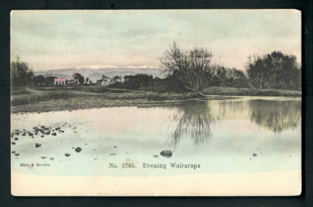 Early Undivided Postcard of Evening Wairarapa. Tinted. - 47873 - Postcard image 0