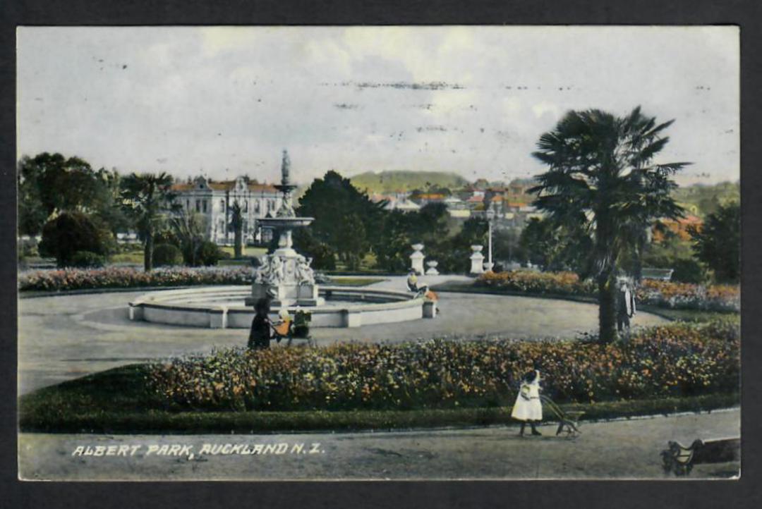 Postcard of Albert Park Auckland. - 45287 - Postcard image 0