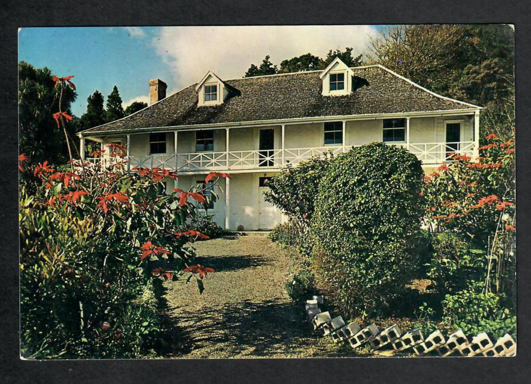 Modern Coloured Postcard by Gladys Goodall of Pompallier House Russell. - 444035 - Postcard image 0