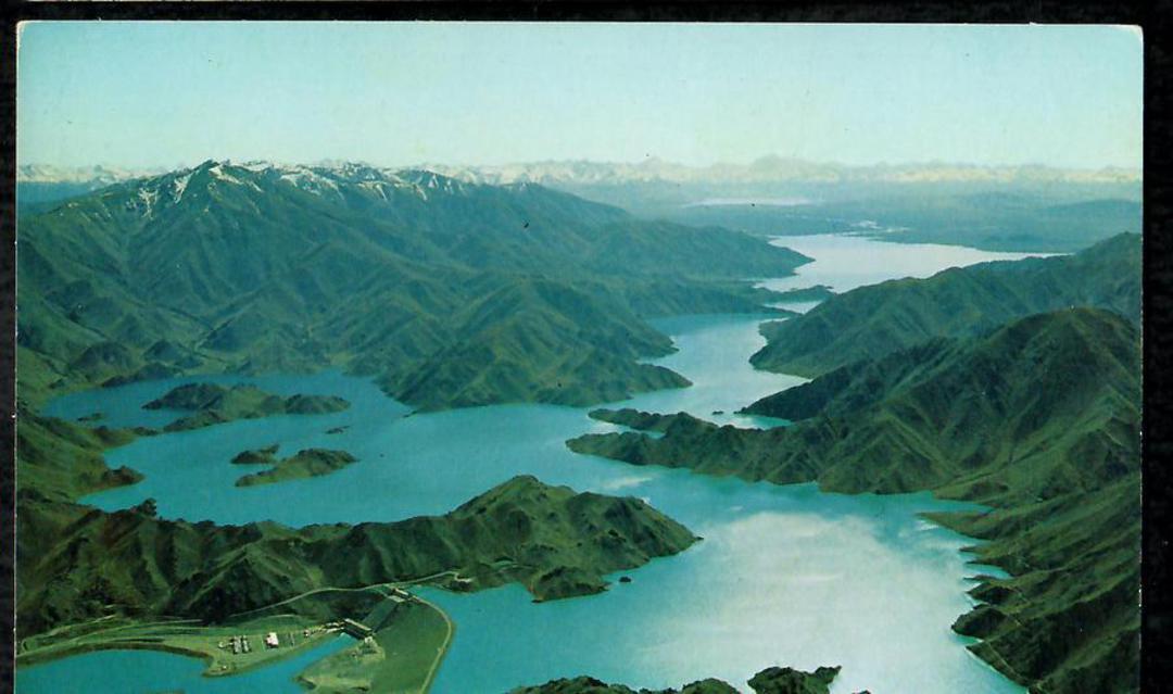 Modern Coloured Postcard by Gladys Goodall of Lake Benmore. - 444007 - Postcard image 0
