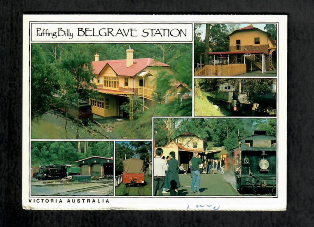 AUSTRALIA Modern Coloured Postcards of Victoria. Mainly Trains. - 444932 - Postcard image 0
