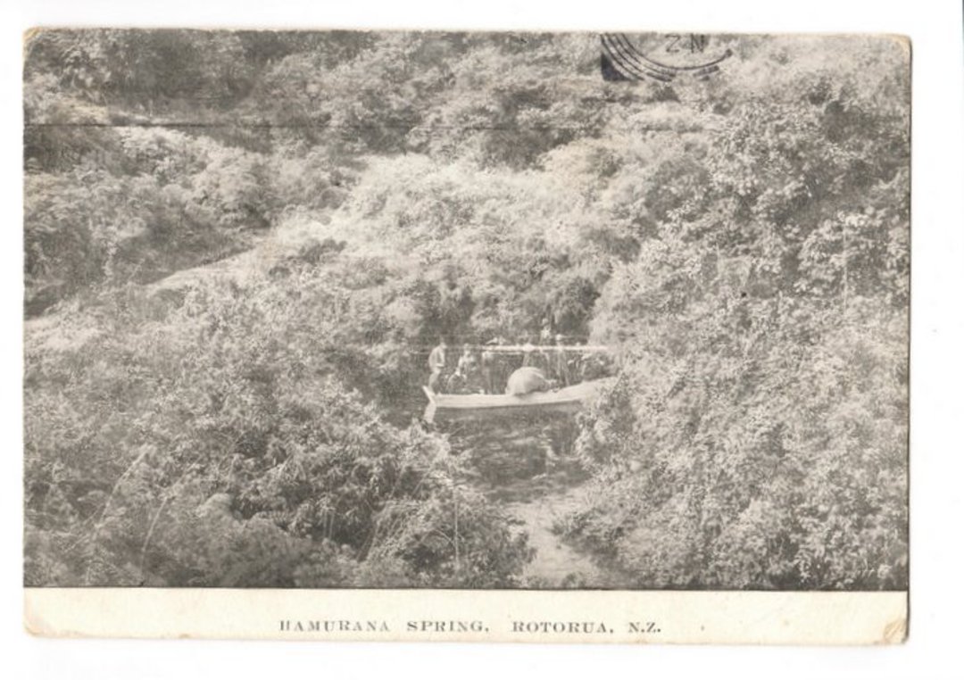 Postcard of Hamueana Spring Rotorua. - 245936 - Postcard image 0