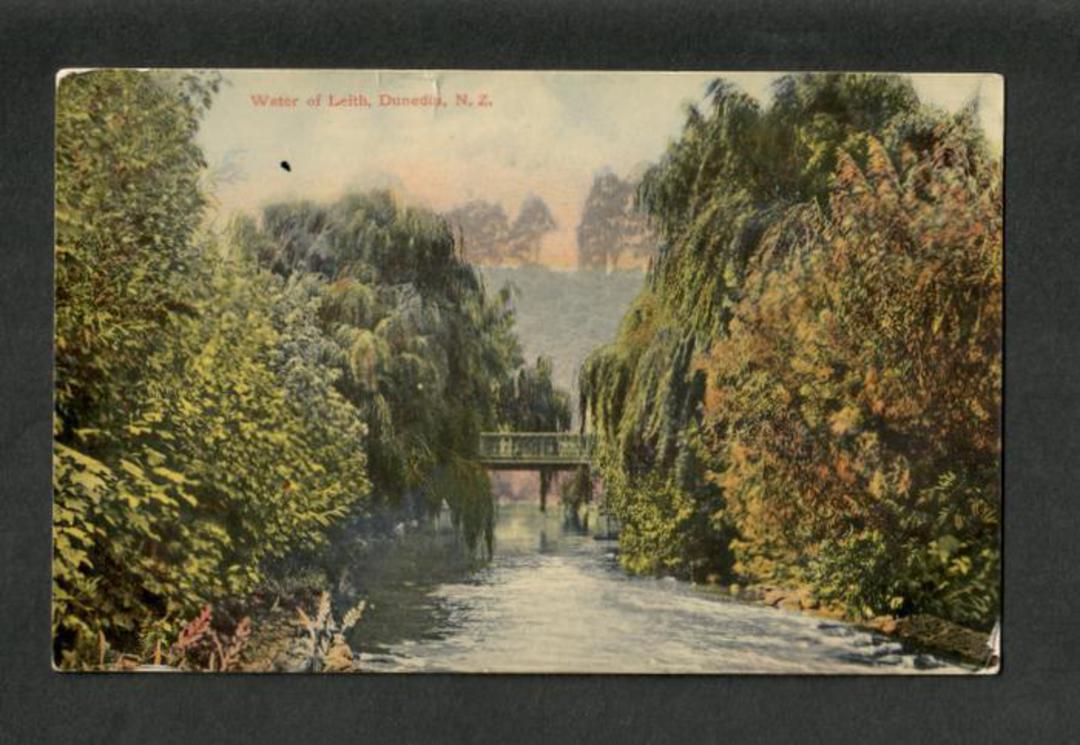 Coloured Postcard of Water of Leith Dunedin. - 49286 - Postcard image 0