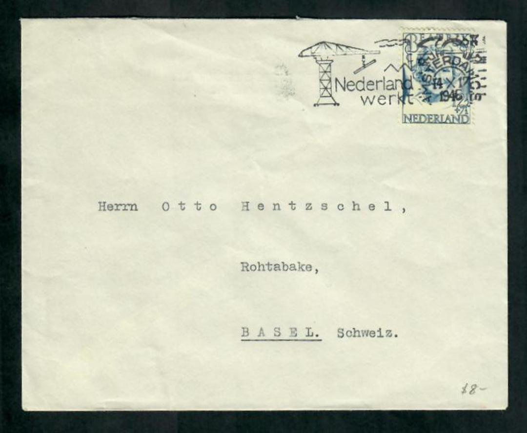 NETHERLANDS 1946 Cover to Switzerland. - 31286 - PostalHist image 0