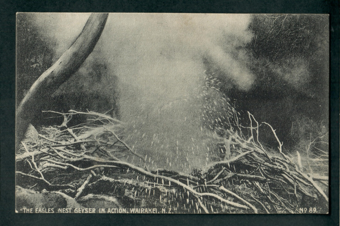 Postcard of Eagles Nest Geyser in action Wairakei. - 46764 - Postcard image 0