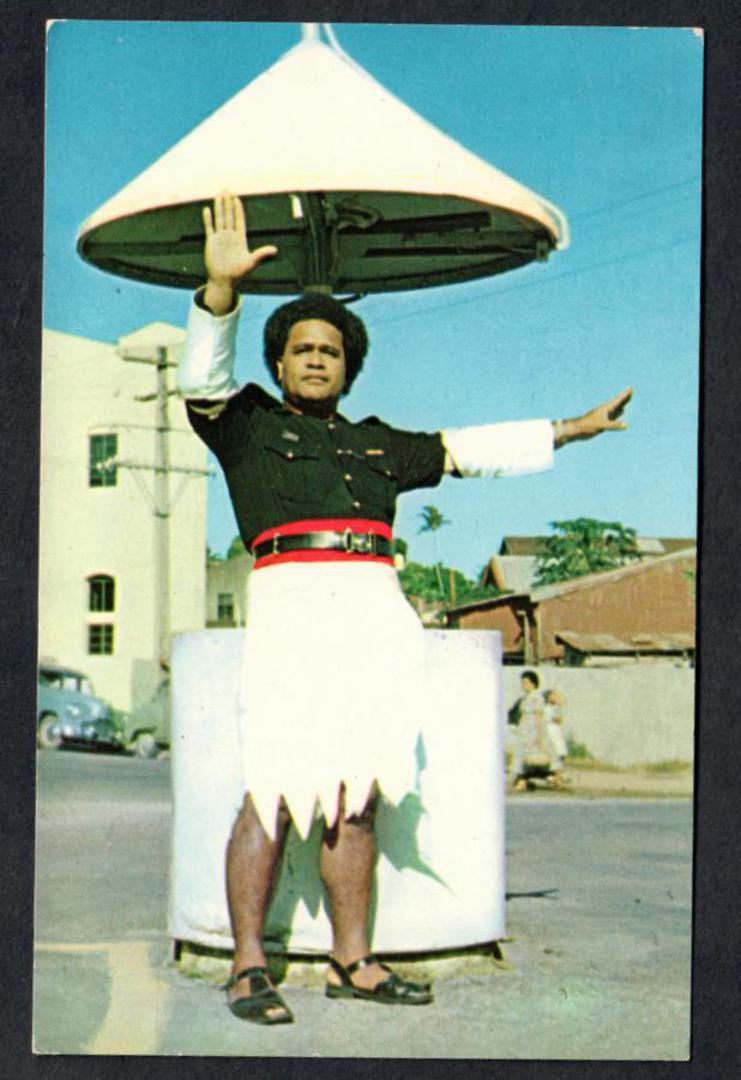 FIJI Coloured postcard of Fiji Policeman. - 43830 - Postcard image 0