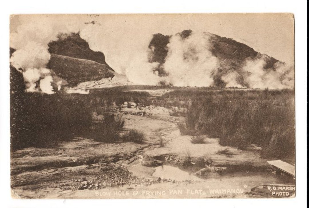 Postcard of Blow Hole Frying Pan Flat. R G Marsh. - 45929 - Postcard image 0