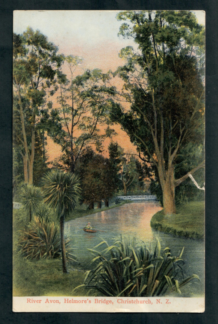 Coloured Postcard of Helmores bridge River Avon. - 248350 - Postcard image 0