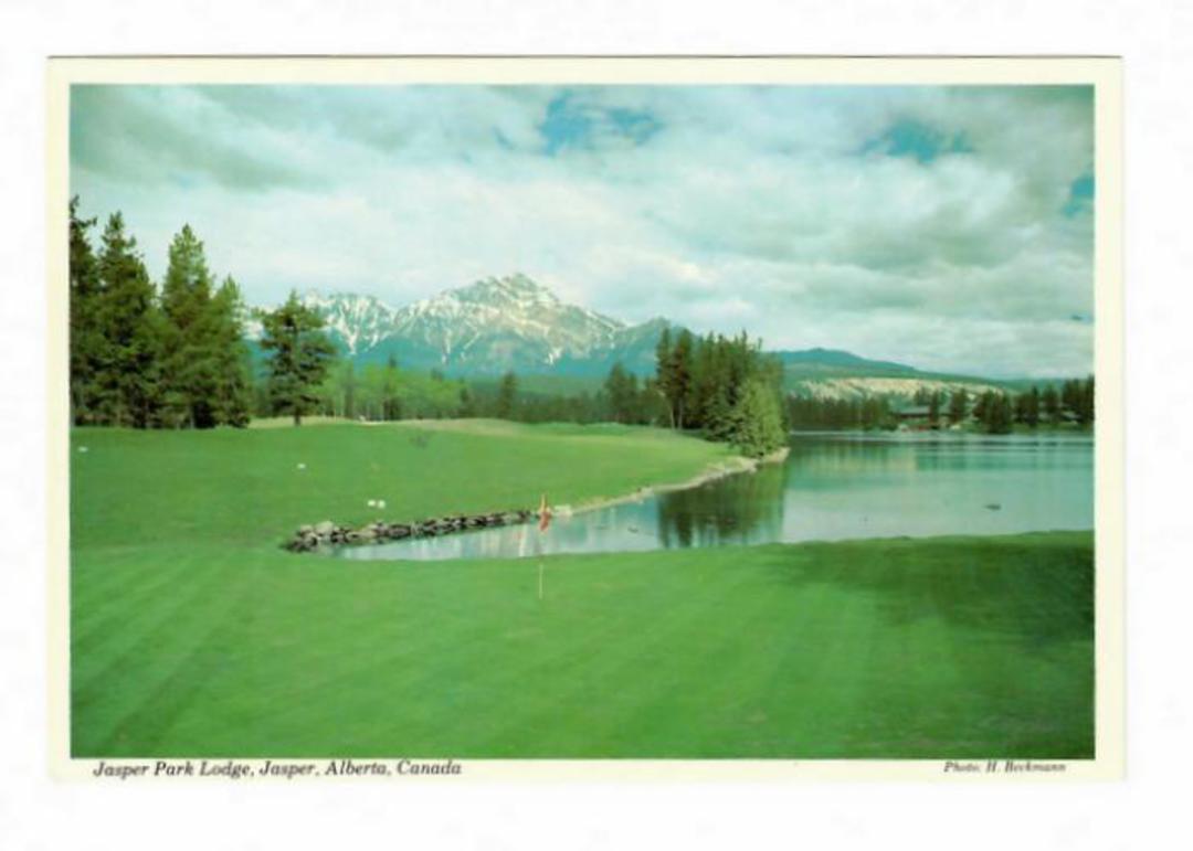 CANADA Coloured postcard of Jasper Park Lodge Alberta. - 445005 - Postcard image 0