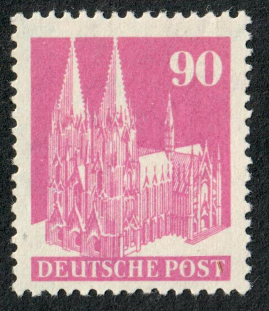 ALLIED OCCUPATION of GERMANY British and American Zones 1948 Definitive 90pf Bright Mauve. Perf 14. - 76067 - Mint image 0